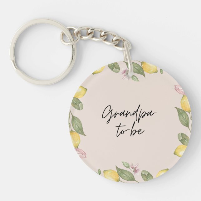 Grandpa-to-be Key Ring (Front)