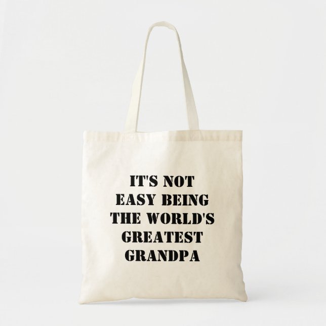 Grandpa Tote Bag (Front)