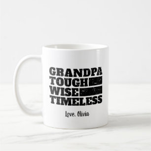 Grandpa Touch Wise Timeless Personalised Coffee Mug