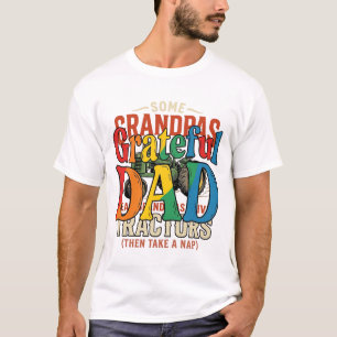 Grandpa Tractor Vintage Farm Nap Shirt Design_1