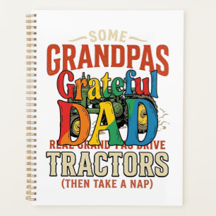 Grandpa Tractor Vintage Farm Nap Shirt Design_1 Planner