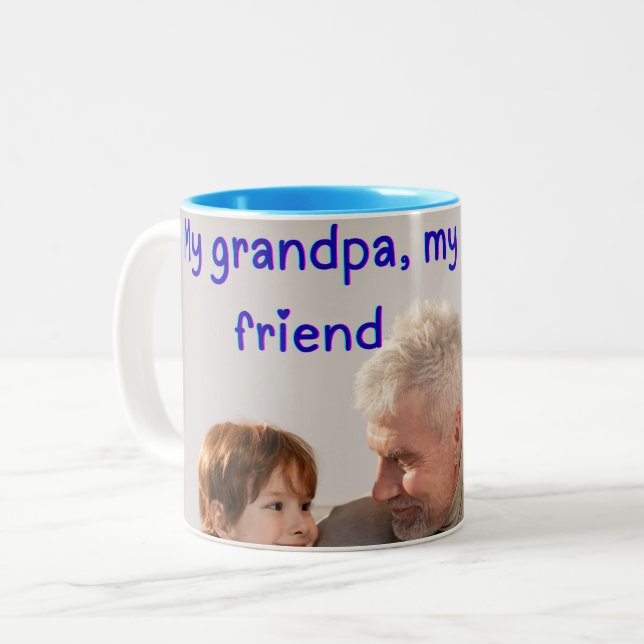 Grandpa  Two-Tone coffee mug (Front Left)