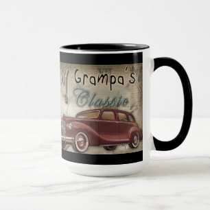 Grandpa Vintage Car Coffee Mug
