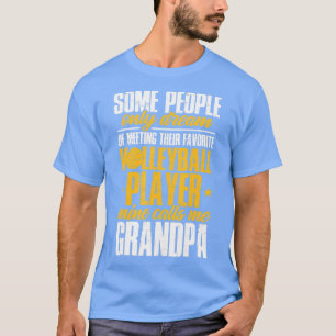 Grandpa Volleyball Player Team Sport Spiker Grandf T-Shirt