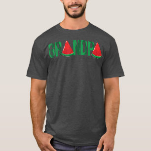 Grandpa Watermelon Funny Summer Fruit Fathers Day T-Shirt
