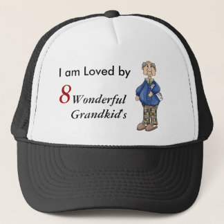 Grandpa with Newspaper Design Trucker Hat