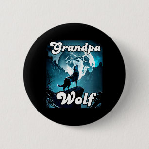 Grandpa Wolf Matching Tribe Wolves Camping Pack Fa 6 Cm Round Badge