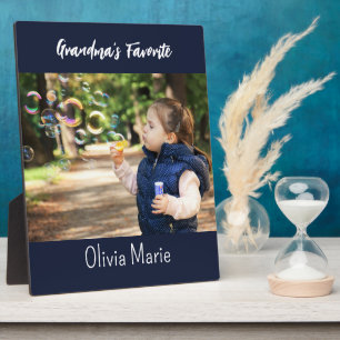 Grandparent Brag Custom Tabletop Plaque