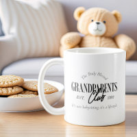 Grandparent Club Est. Any Year Funny Lifestyle