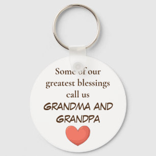 Grandparent greatest Blessings keychains