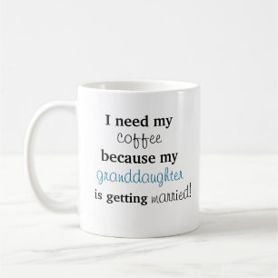 Grandparent of the Bride gift - coffee cup
