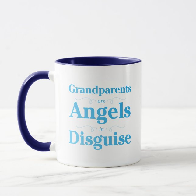 Grandparents are Angels in Disguise Mug (Left)