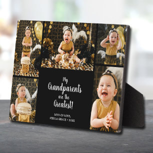 Grandparents are the Greatest Photo Collage Plaque