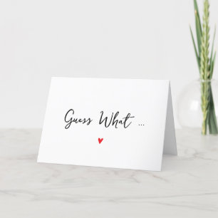 Grandparents Baby Announcement And Ultrasound Card