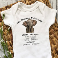 Grandparents Baby Announcement Customised Reveal