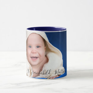 Grandparents baby photo 1st grandchild mug