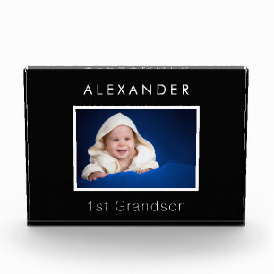 Grandparents baby photo 1st grandson black