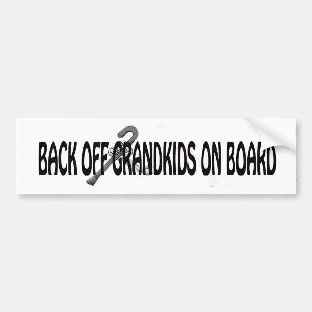 GRANDPARENTS BUMPER STICKER (Front)