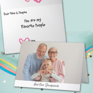 Grandparents Day Best Ever Customise Greeting Card