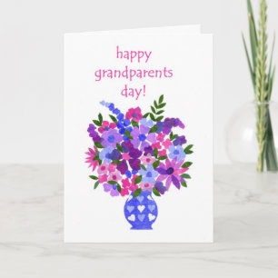 Grandparents Day Card - Flower Power