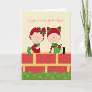 Grandparents Day Card from Twins