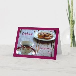 Grandparents Day Card with Tea & Crumpets
