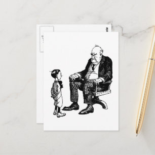 Grandparents Day - Grandpa And Child Postcard