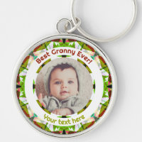 Grandparents Day Green Best Granny Ever Photo Gift
