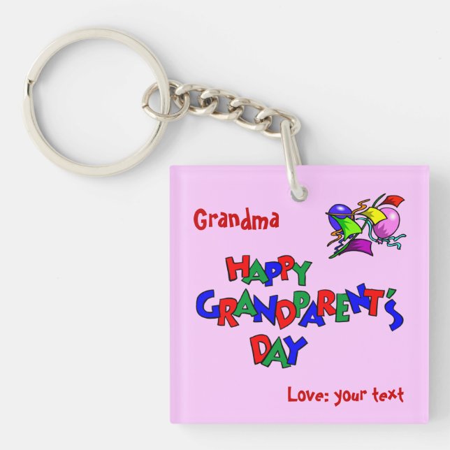 Grandparent's Day - Key Ring (Front)
