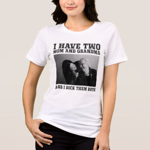 Grandparents Day Personalised grandmother  Tri-Blend Shirt