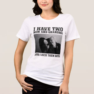 Grandparents Day Personalised grandmother  Tri-Blend Shirt