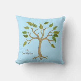 Grandparent's Family Tree Pillow