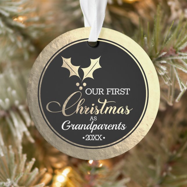 Grandparents First Christmas Ornament (Tree)