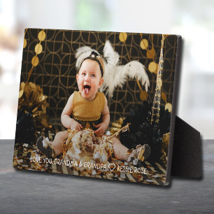 Grandparents Gift of Grandchild's Photo Plaque