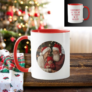 Grandparents Grandchild Photo Message Coffee Mug