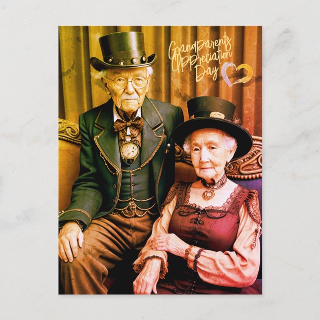 Grandparent's Love Day Appreciation | Postcard (Front)