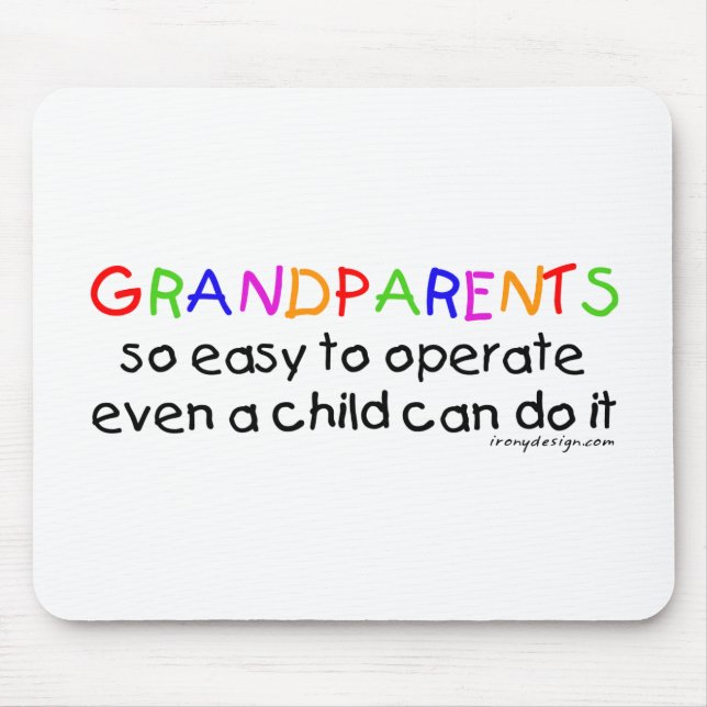 Grandparents Love Mouse Mat (Front)