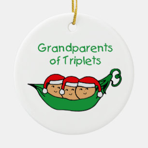 Grandparents of Triplets Ornament