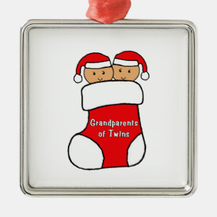 Grandparents of Twins Ornament