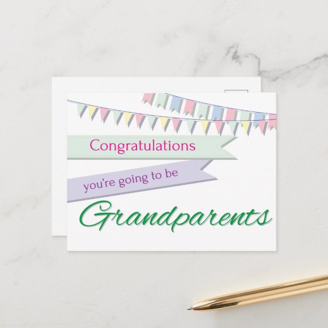 Grandparents Postcard (Front/Back In Situ)