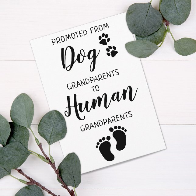 Grandparents Pregnancy Announcement Card (Creator Uploaded)