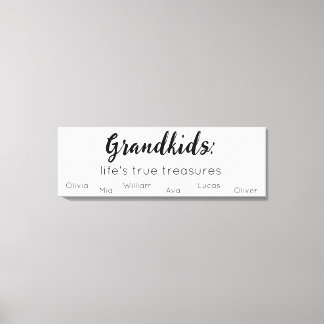 Grandparents Sign with Grandkids Names