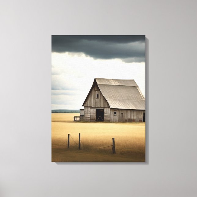 Grandpa's Barn Canvas Print (Front)
