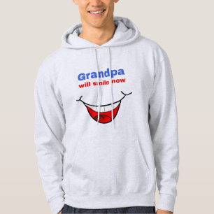 Grandpa's Big, Funny Smile - Grandad Hoodie