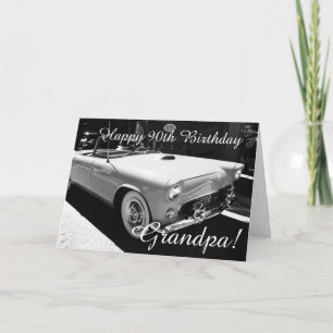 Grandpa's birthday - Antique car Card