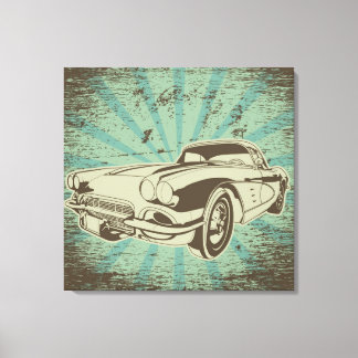 Grandpa's Car Canvas