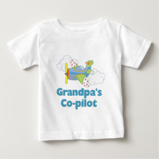 Grandpa's Copilot Boy Baby T-Shirt