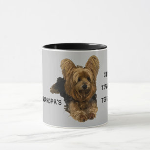 Grandpa's Cute Terrier Terror Mug