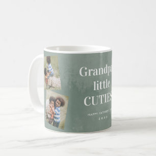 Grandpa's cuties photo collage Father's Day Coffee Mug