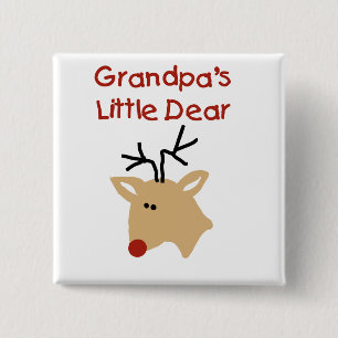 Grandpa's  Dear T-shirts and Gifts 15 Cm Square Badge